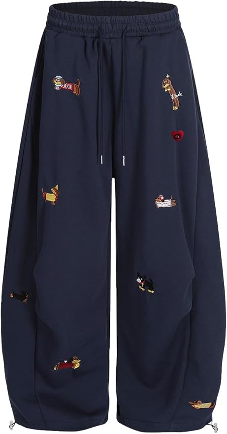 Women's Baggy Jogging Bottoms Dachshund Graphic Sweatpants