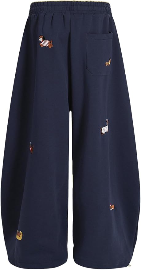 Women's Baggy Jogging Bottoms Dachshund Graphic Sweatpants
